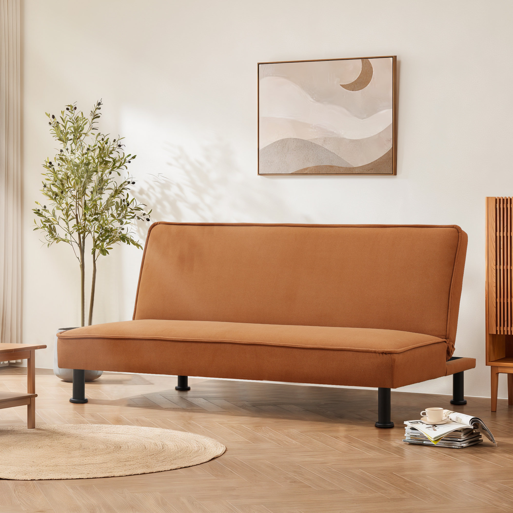 Coastrail Outdoor Convertible Sleeper Futon Sofa Bed Small Euro